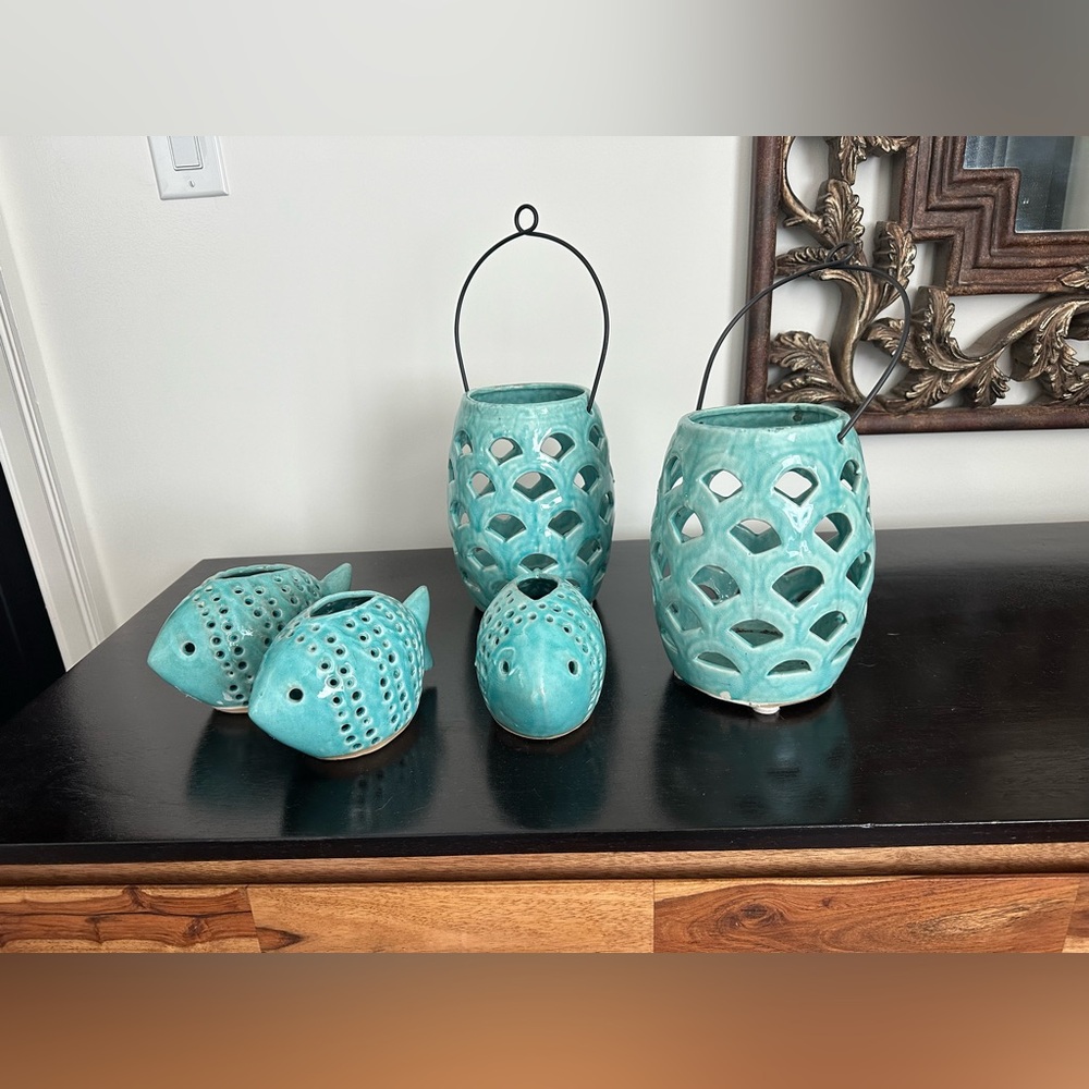 Candle lanterns and holders by Allen & Roth